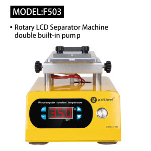 Plancha separadora de glass KailLiwei F-503 giratoria-doble bomba de succion