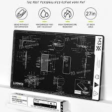 Manta Antiestatica de Silicona Aislante de Temperatura Luowei LW-M3 60x35cm - Plataforma de Trabajo