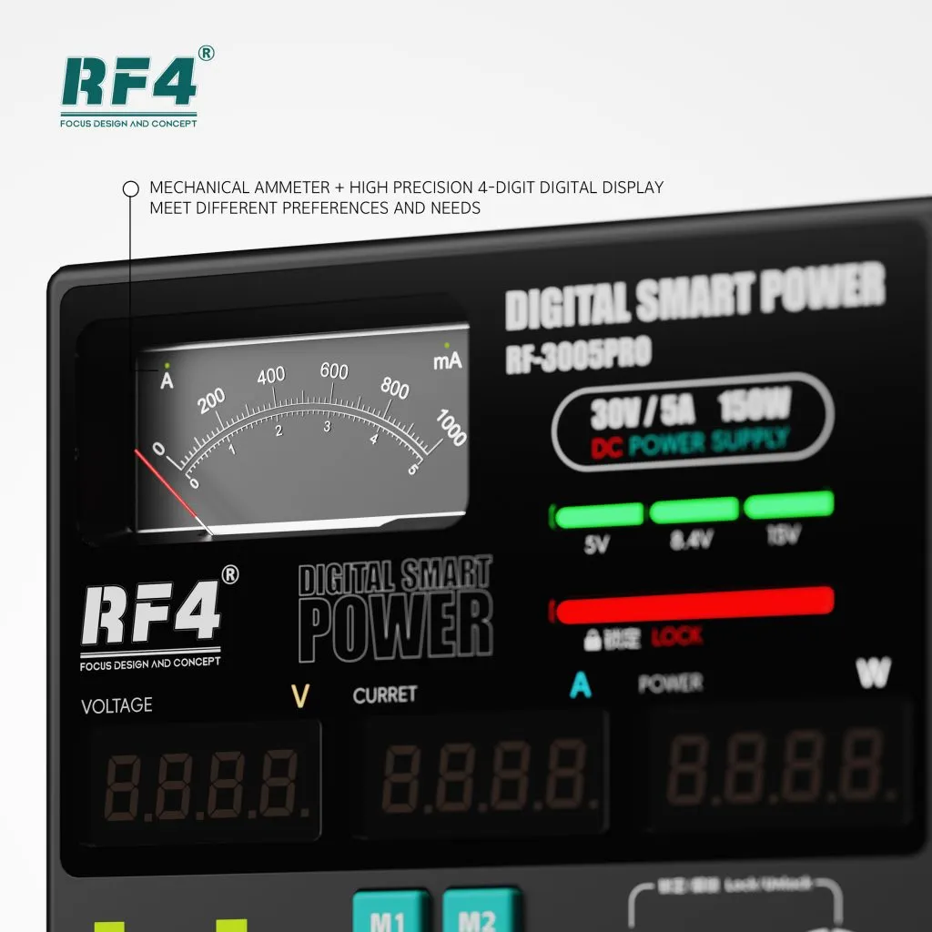 Fuente Alimentacion RF4 RF-3005PRO FIS 30V / 5A - Imagen 2