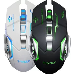 Mouse Gamer Inalámbrico Recargable T-wolf Q13 2400 Dpi (CONSULTAR COLOR DISPONIBLE)