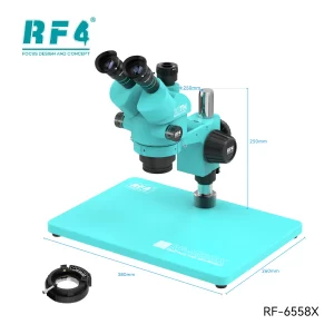 Microscopio Trinocular RF4 RF-6558x + Barlow 0.7X