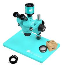 Microscopio Trinocular RF4 RF-6558x + Barlow 0.7X + Cam 2k RF4