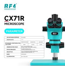 Microscopio Trinocular RF4 RF-CX71R + Barlow 0.7X